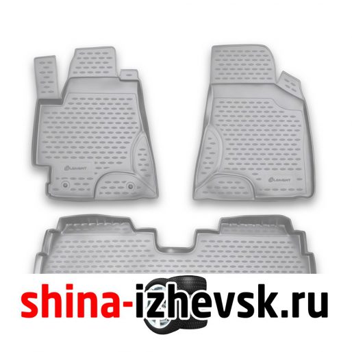 Коврик Autofamily коврик в салон полиуретановый серый для TOYOTA Highlander I 2002-2005 в Ижевске